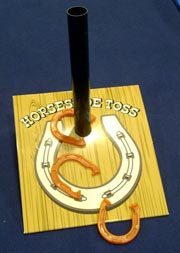 Horseshow Throwing game for Wild West theme party